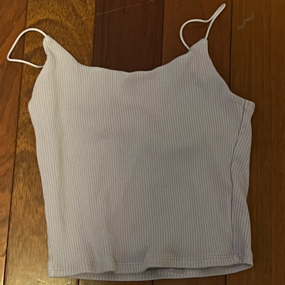 Purple garage tank